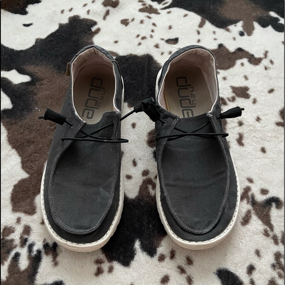 Hey Dude Black Athletic Shoes